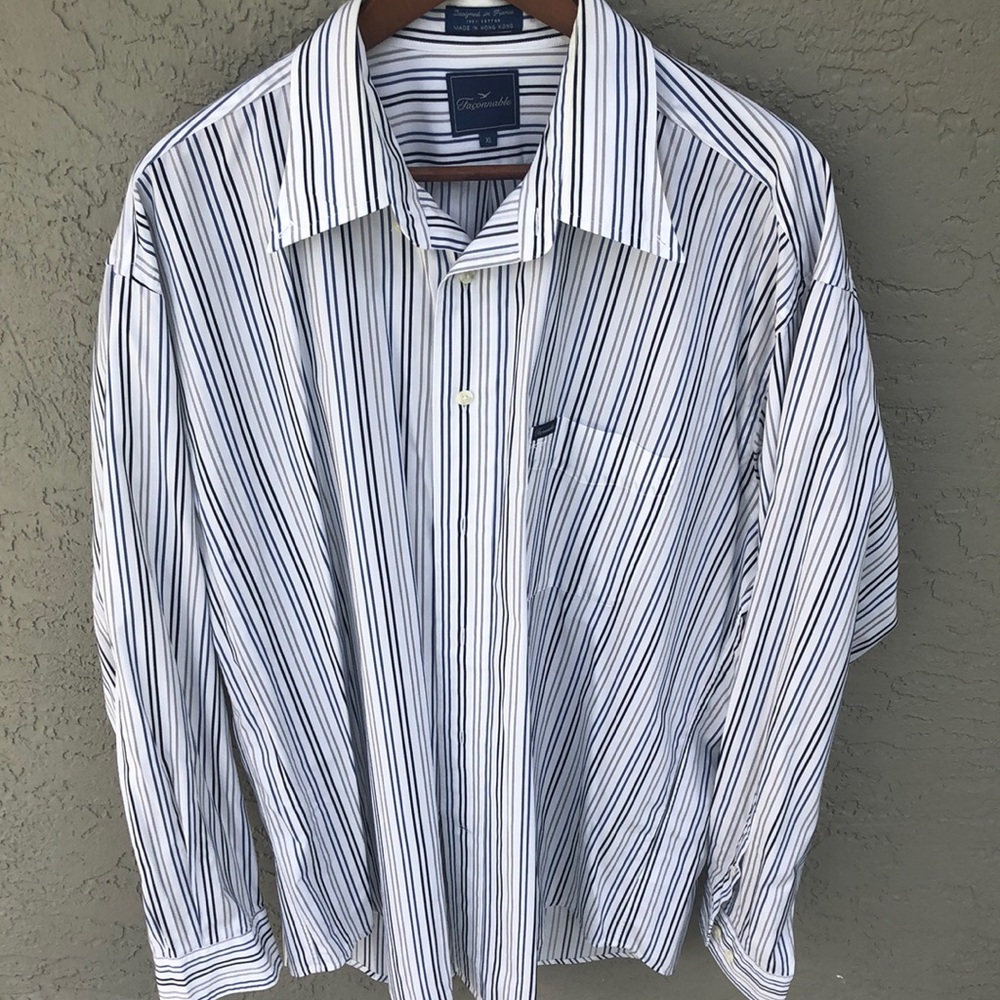 Faconnable Long Sleeve Shirt- XL